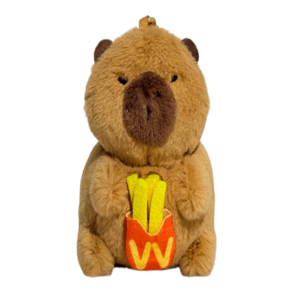 French Fries Capybara plush from our Capybara Series