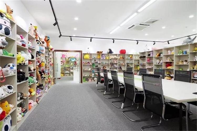 Sample development room at our plush toy factory