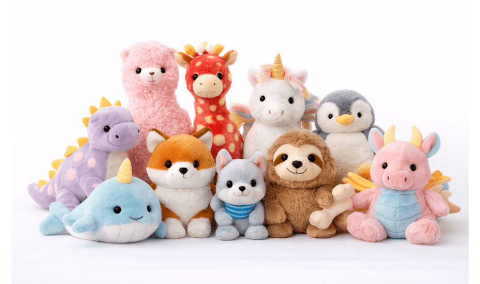 Original plush stuffed animal toys banner