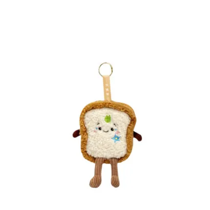 Bread Family plush keychain Style F - Pretzel