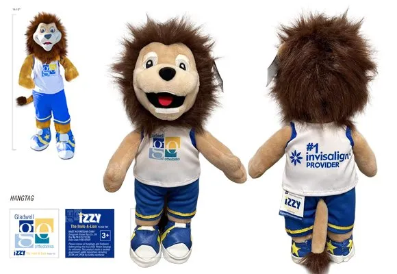 Custom plush mascot examples