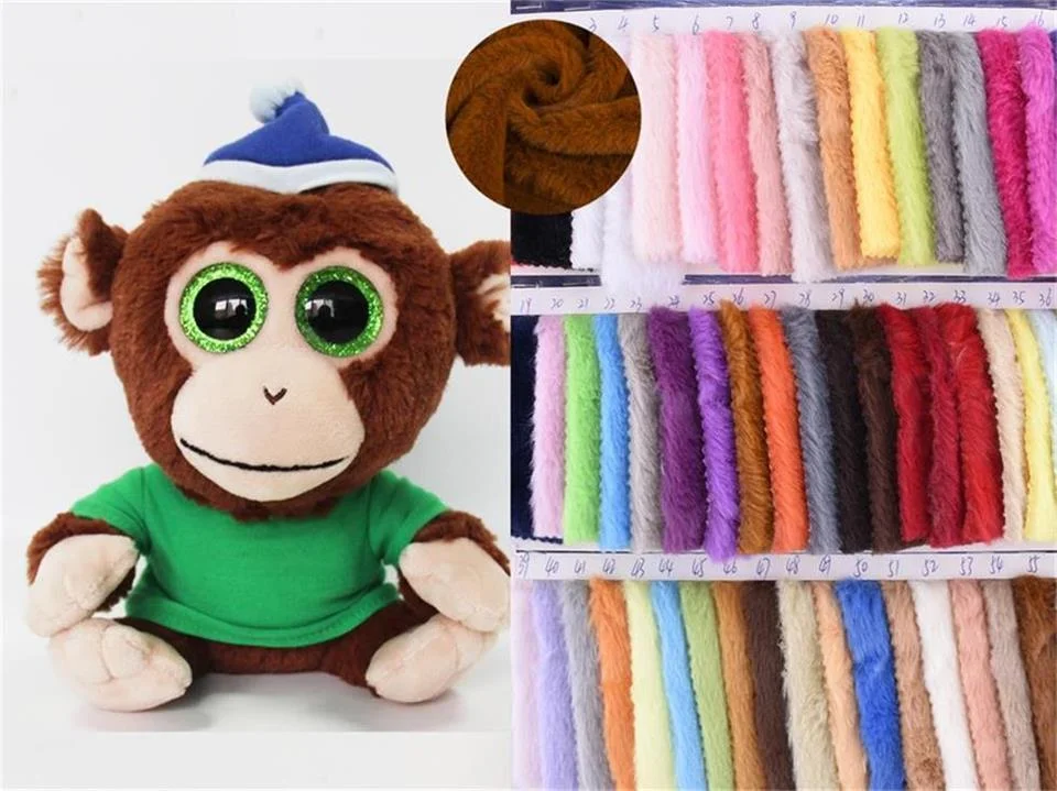 Minky plush toy fabric texture sample
