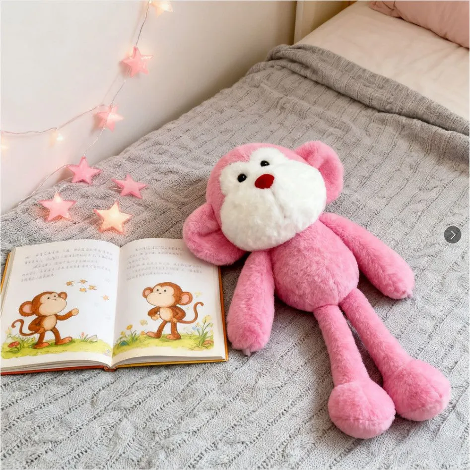 Momo peach-themed plush character
