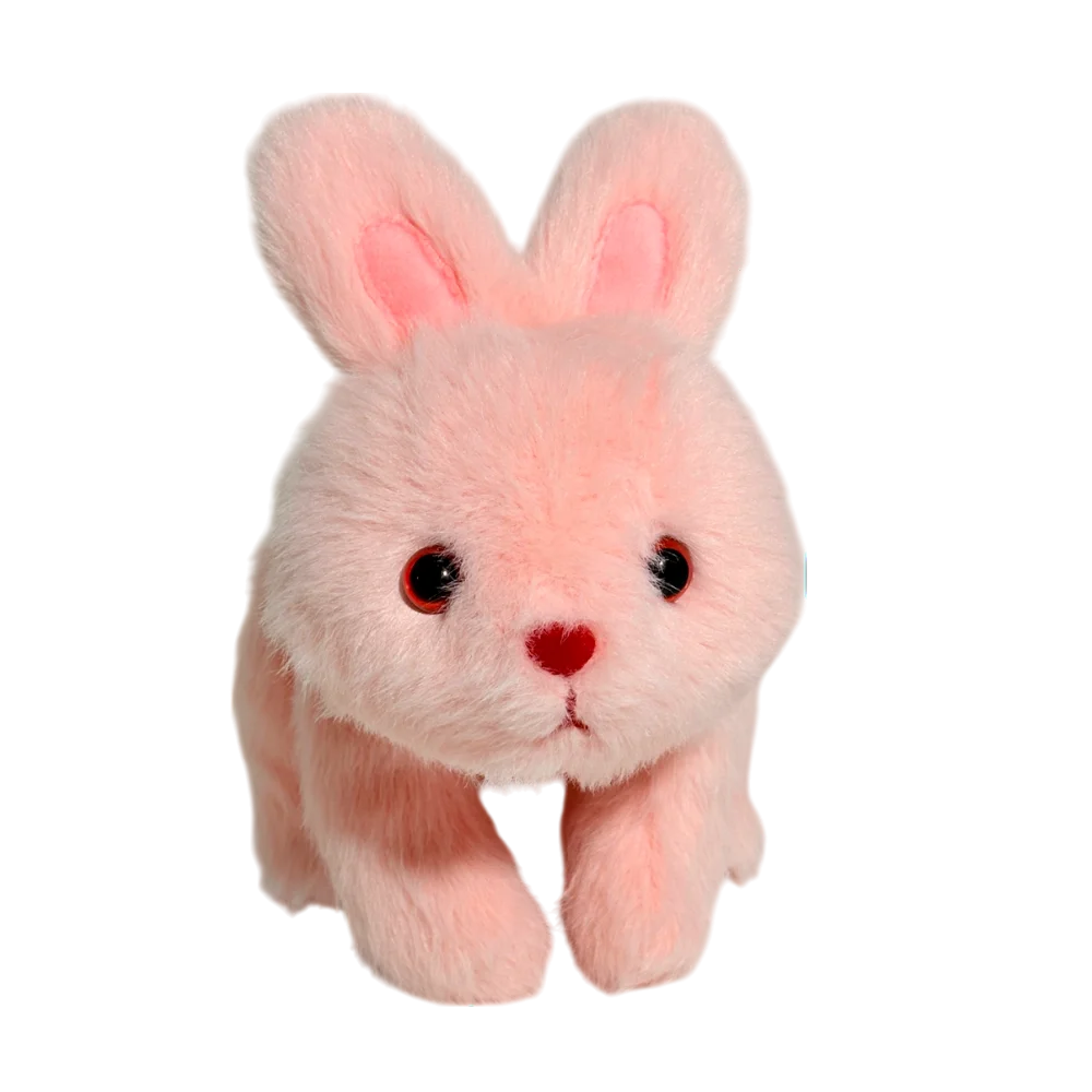 Pink Bubble Rabbit plush toy - cute bunny plushie