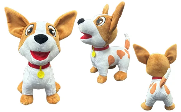 Finished custom plush puppy toys