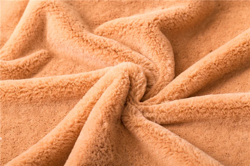 PV fleece plush fabric texture
