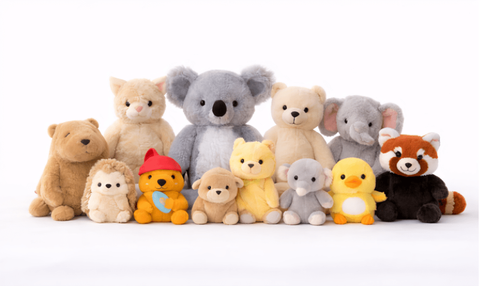Soft toys and licensed plush products banner