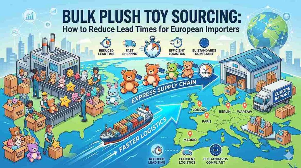 Bulk plush toy sourcing for European retailers