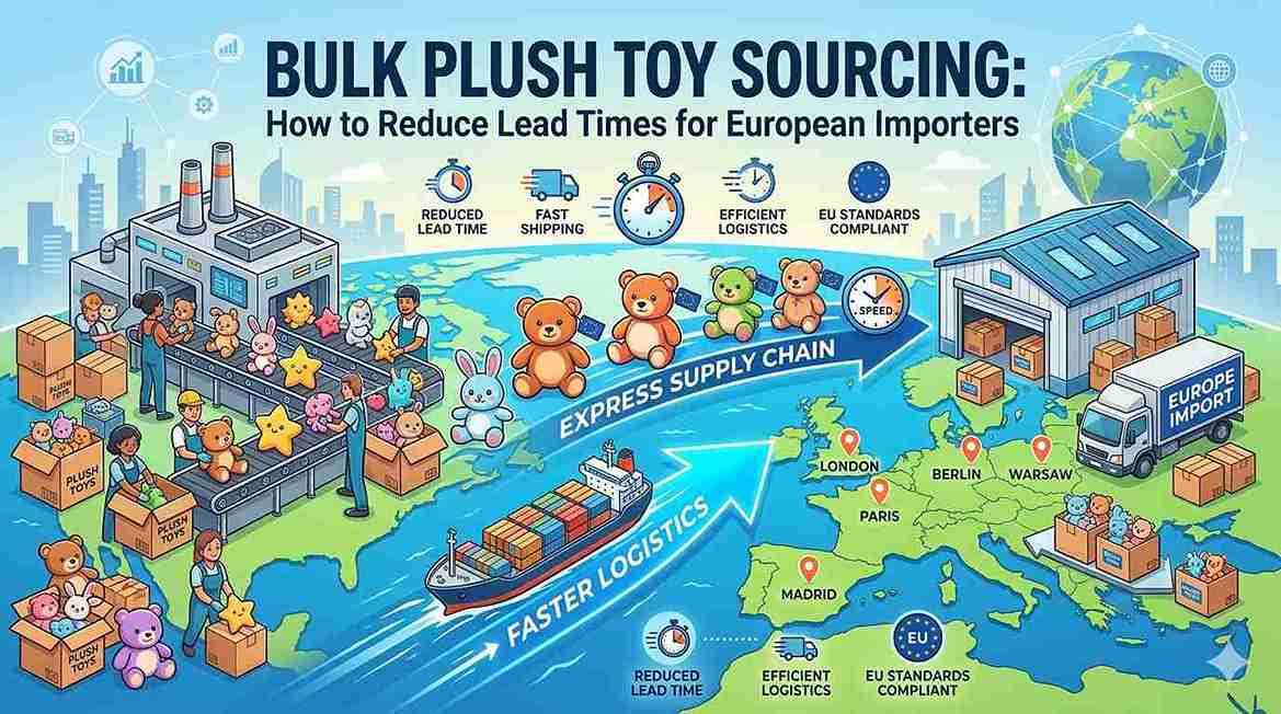 Bulk plush toy sourcing for European retailers