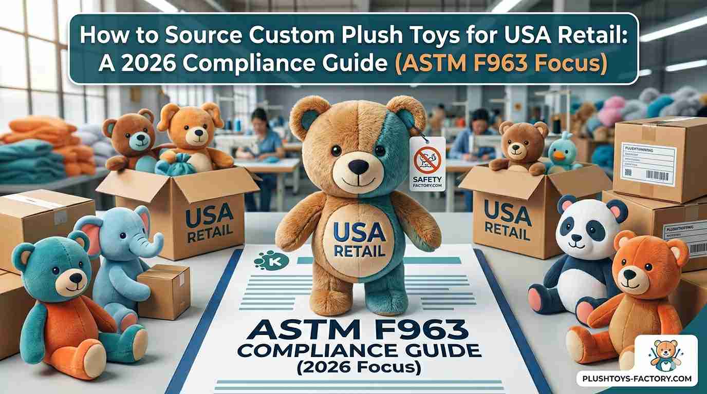 Sourcing custom plush toys for USA retail in 2026