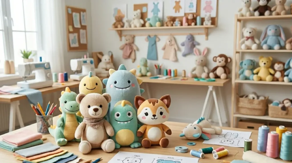 Plush toy fabric types overview