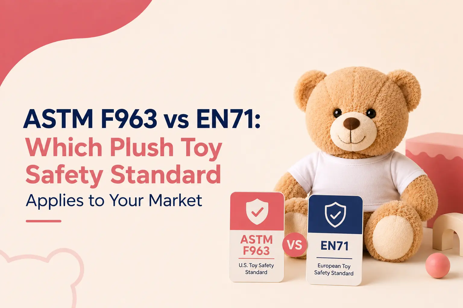 ASTM F963 vs EN71: Which Plush Toy Safety Standard Applies to Your Market