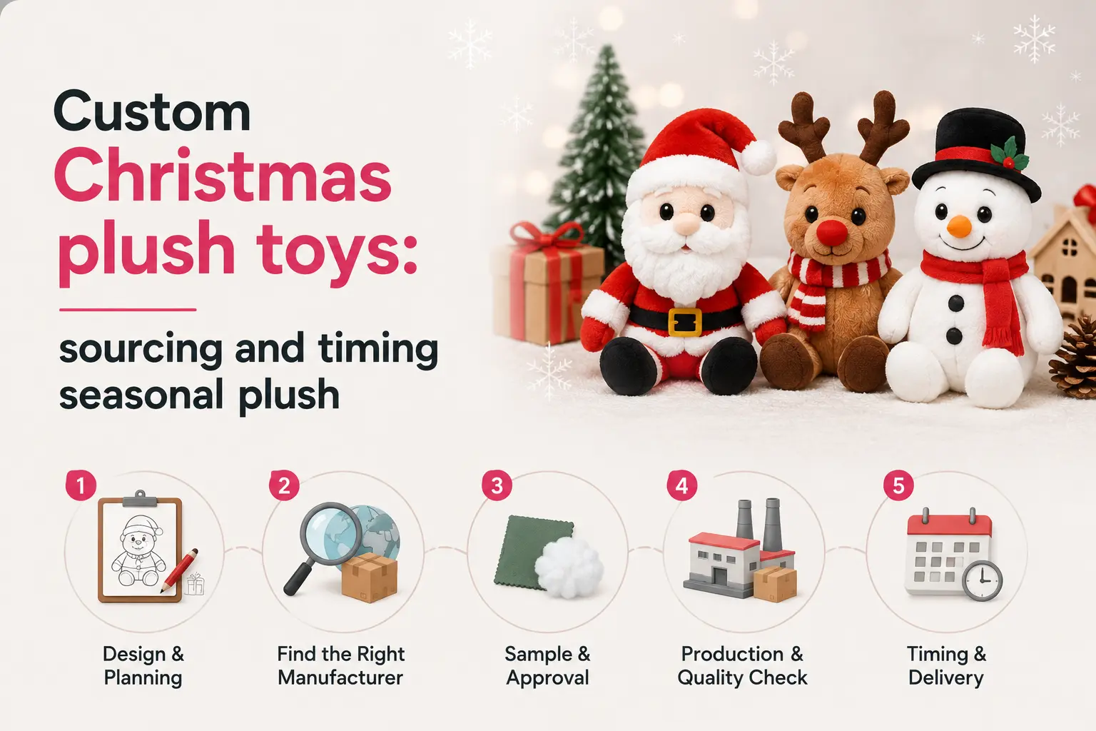 custom christmas plush toys