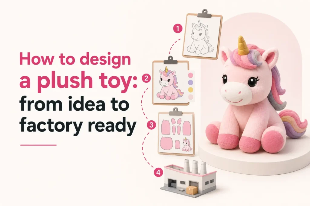 How to design a plush toy: from idea to factory ready