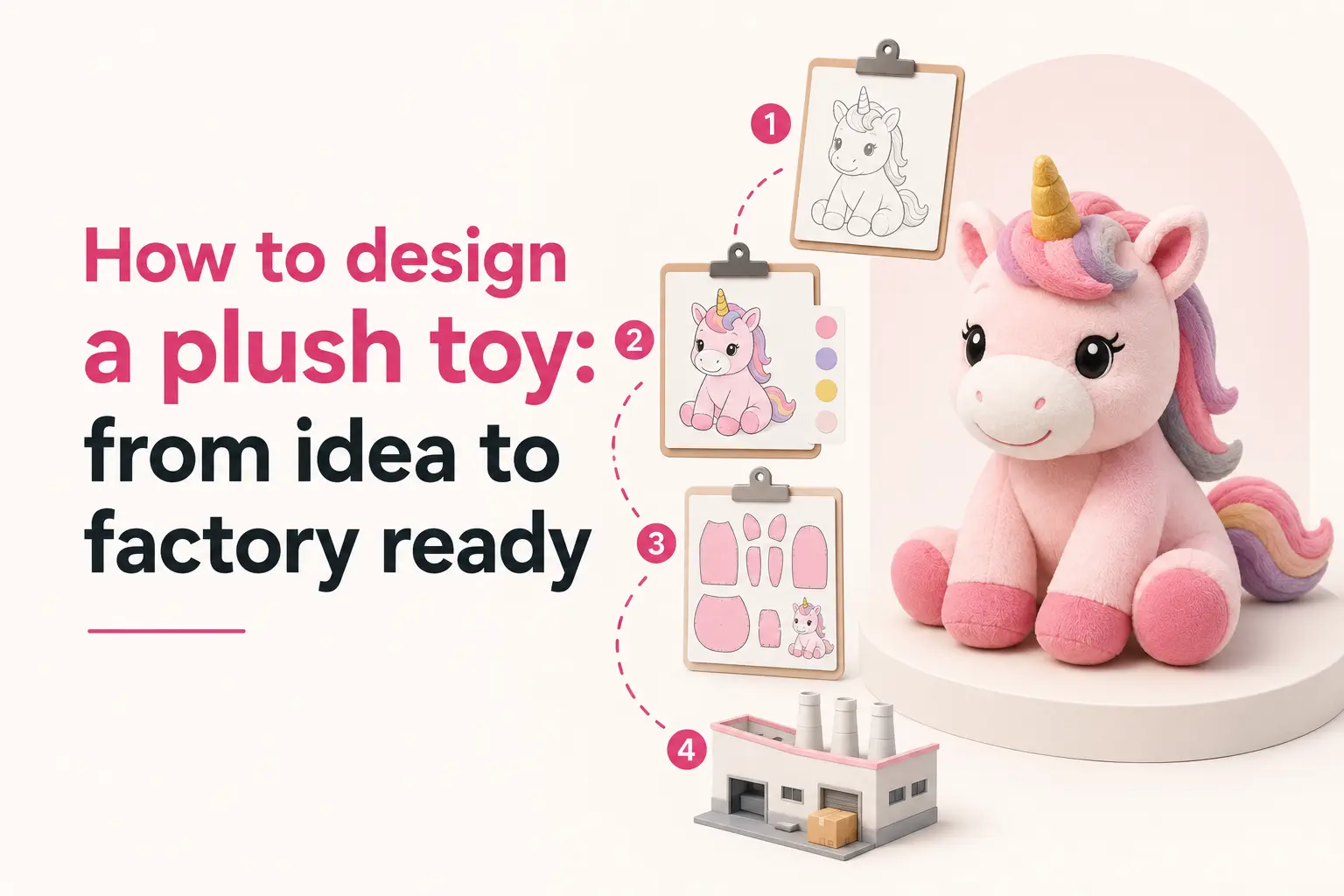 How to design a plush toy: from idea to factory ready